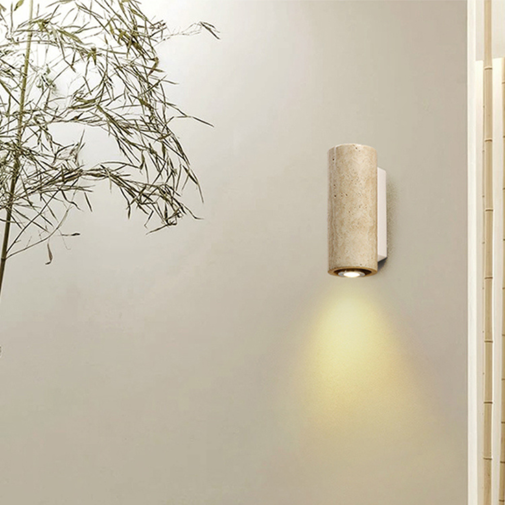 Travertijn Steen Wandlampen - Japanse Stijl