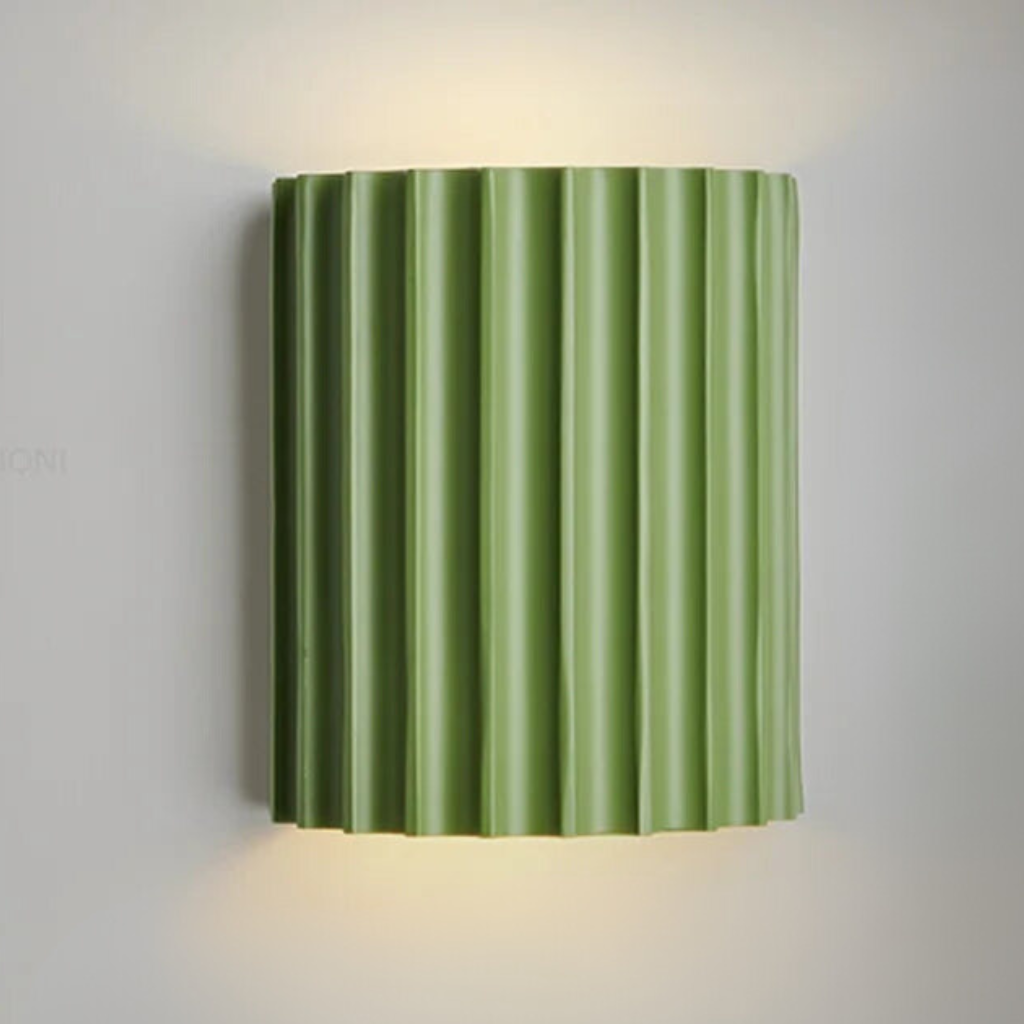 Minimalistische Wandlamp - Warm Licht - Nordic Design in Mat Grijs, Wit, Oranje of Groen