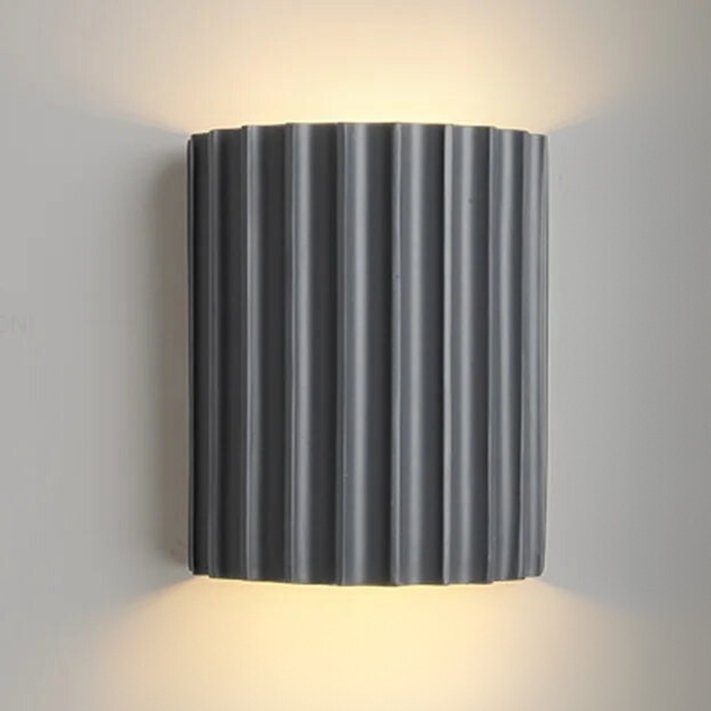 Minimalistische Wandlamp - Warm Licht - Nordic Design in Mat Grijs, Wit, Oranje of Groen