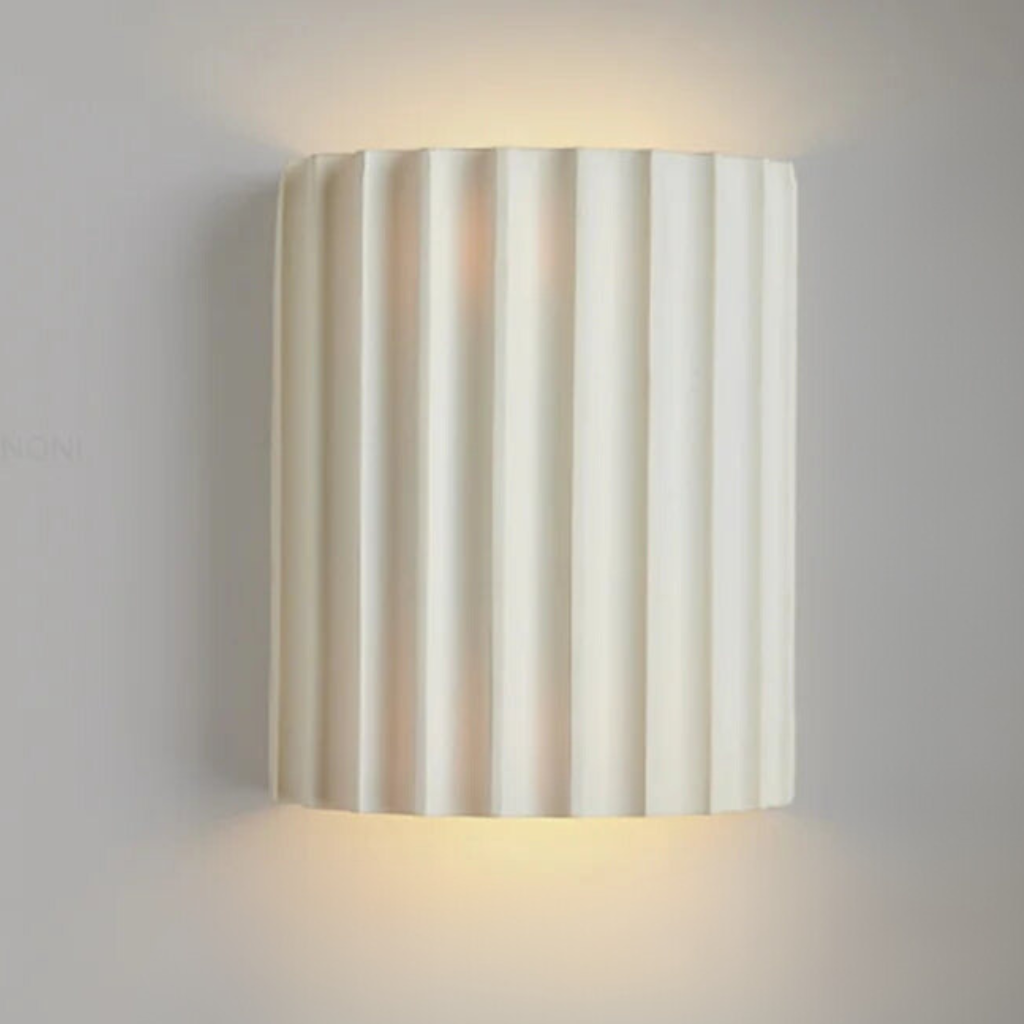 Minimalistische Wandlamp - Warm Licht - Nordic Design in Mat Grijs, Wit, Oranje of Groen