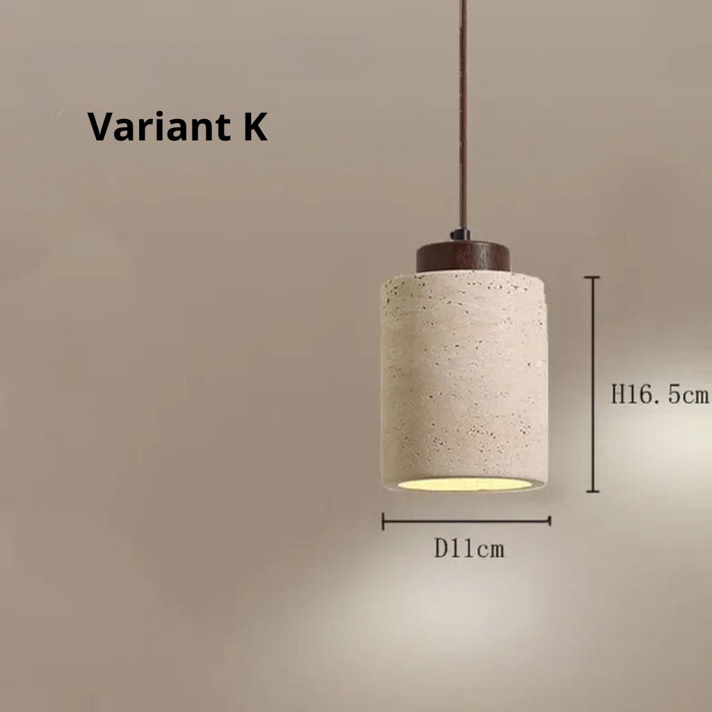 Moderne Travertin Hanglamp – Moderne Sfeerverlichting voor Woonkamer en Eettafel