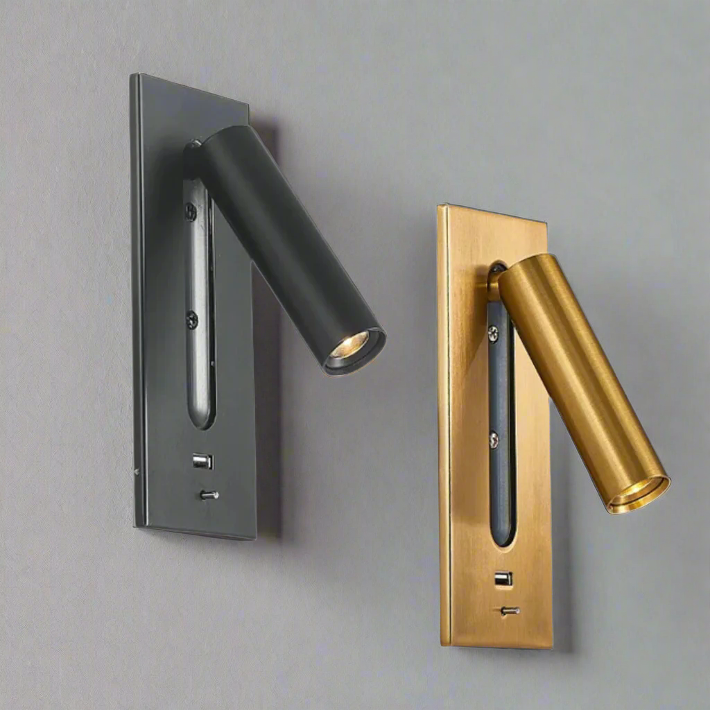 Wandlamp met USB Fast Charging – Minimalistisch Design voor Functionaliteit en Rust in Jouw Interieur