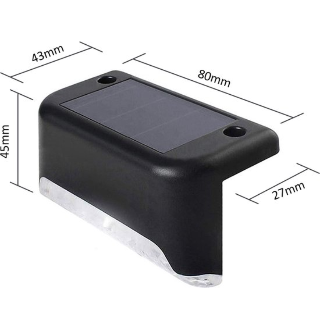 Solar Trapverlichting – Stijlvolle en Functionele Buitenverlichting bestemd voor schutting of trappen
