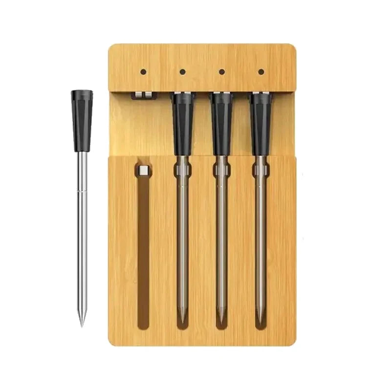 Smart Bluetooth Thermometer – Voor Perfect Gegaard Vlees op BBQ & in Oven