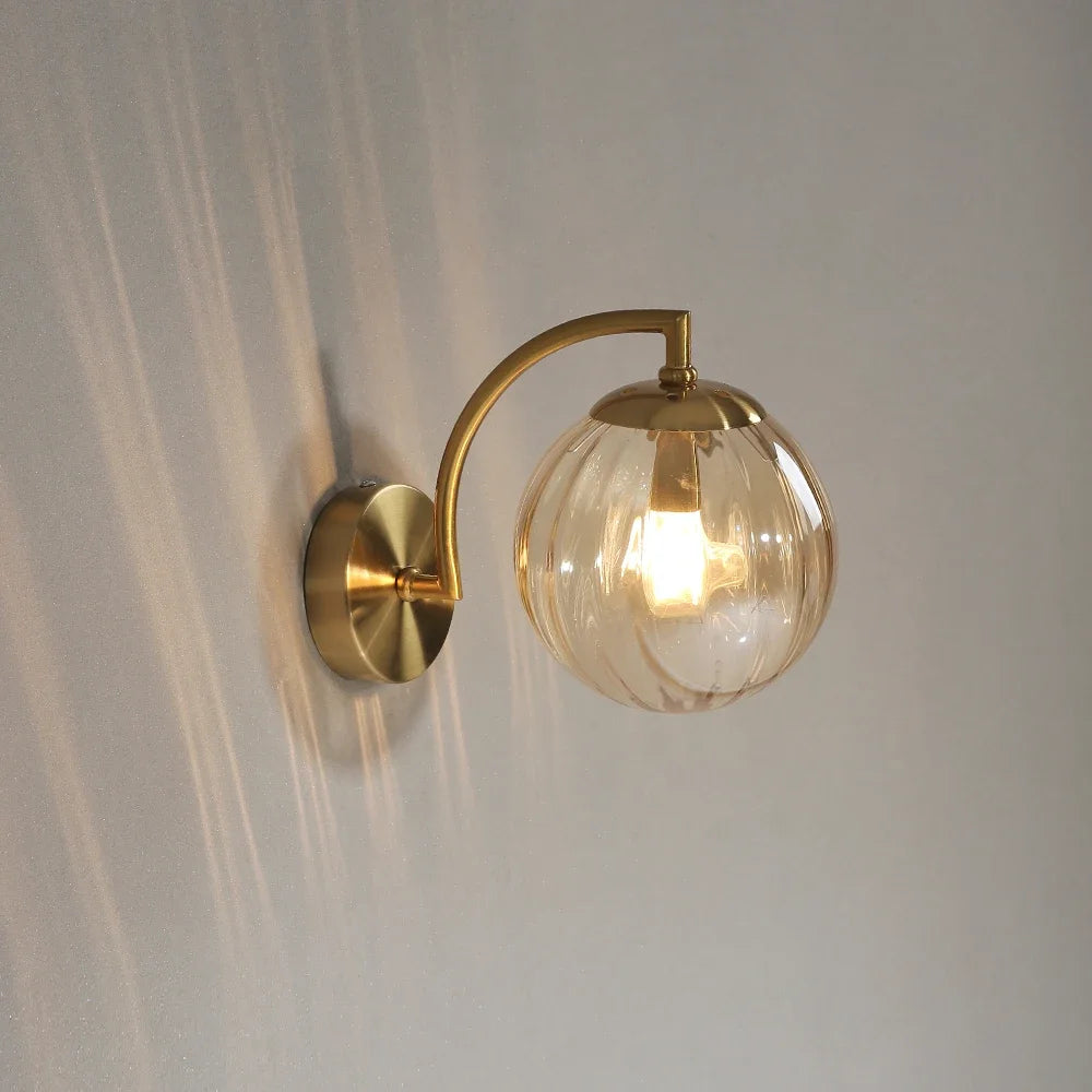 Moderne led-wandlamp kleur glazen wandlamp Scandinavisch minimalistisch woonkamer slaapkamer nachtkastje eetkamer keuken binnenlamp