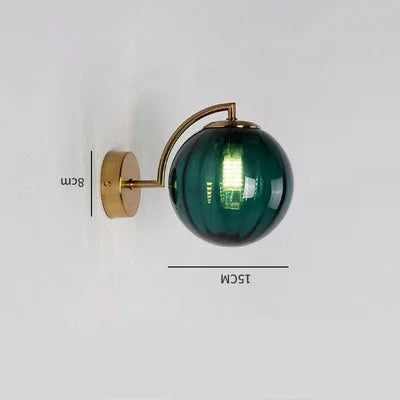 Moderne led-wandlamp kleur glazen wandlamp Scandinavisch minimalistisch woonkamer slaapkamer nachtkastje eetkamer keuken binnenlamp
