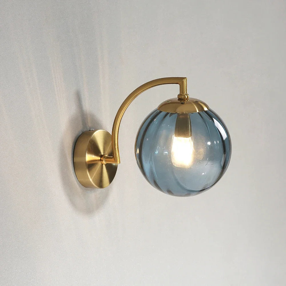 Moderne led-wandlamp kleur glazen wandlamp Scandinavisch minimalistisch woonkamer slaapkamer nachtkastje eetkamer keuken binnenlamp