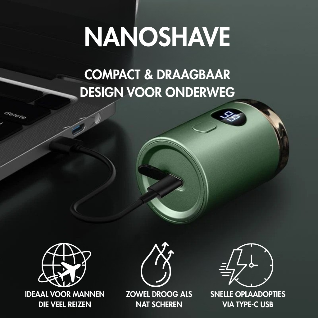 NanoShave - Mini Scheerapparaat - Compact en Krachtig!