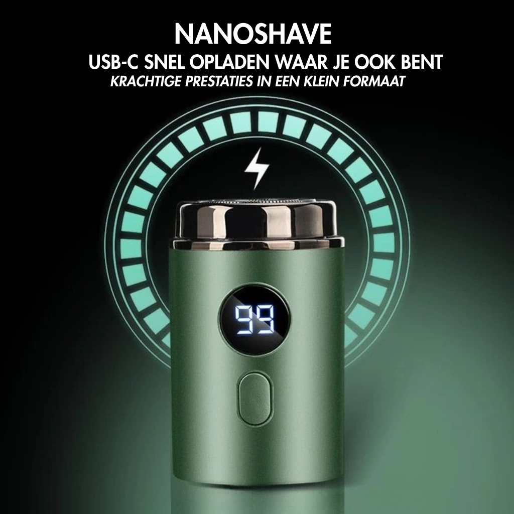 NanoShave - Mini Scheerapparaat - Compact en Krachtig!