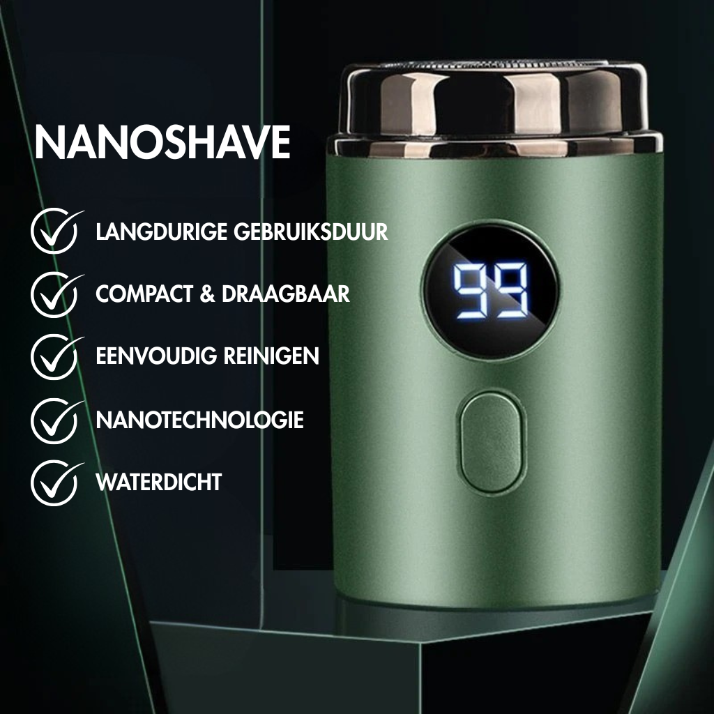 NanoShave - Mini Scheerapparaat - Compact en Krachtig!