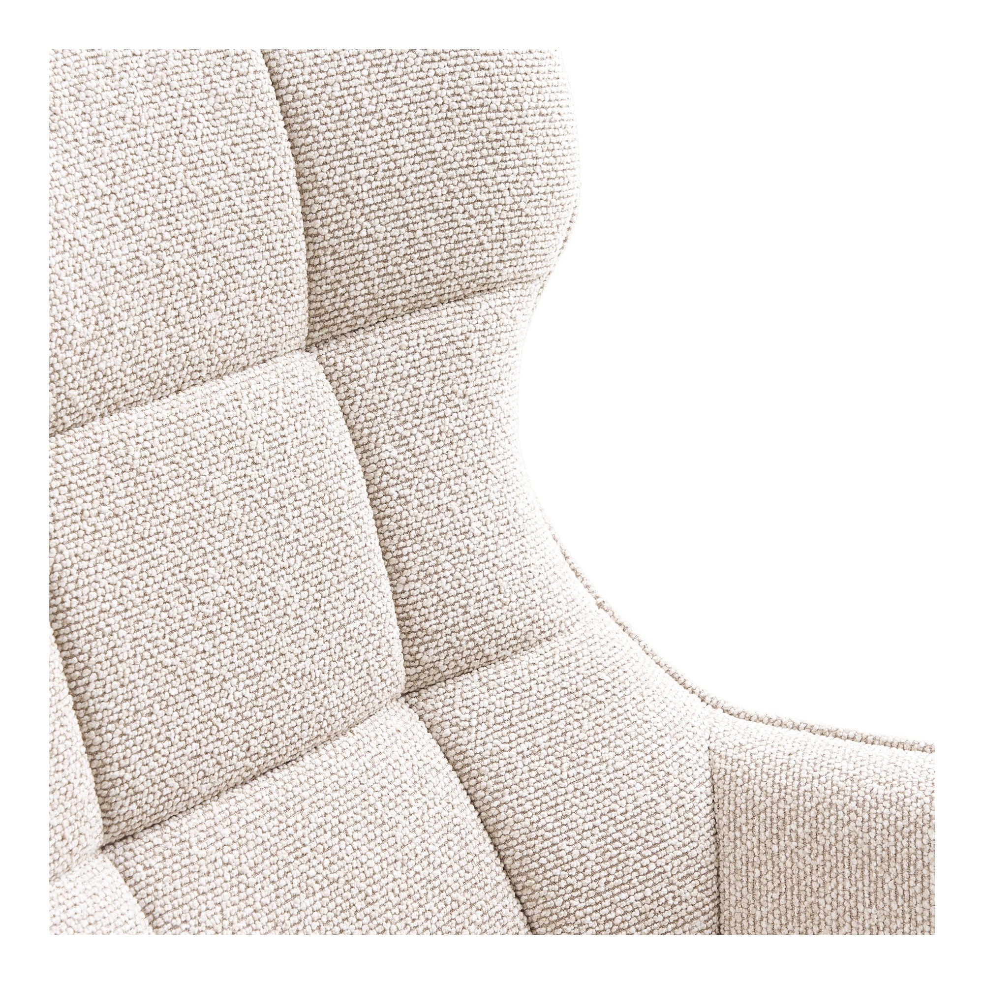 Turin Lounge stoel – Draaibare fauteuil met Natuurlijk Design met Beige Poten