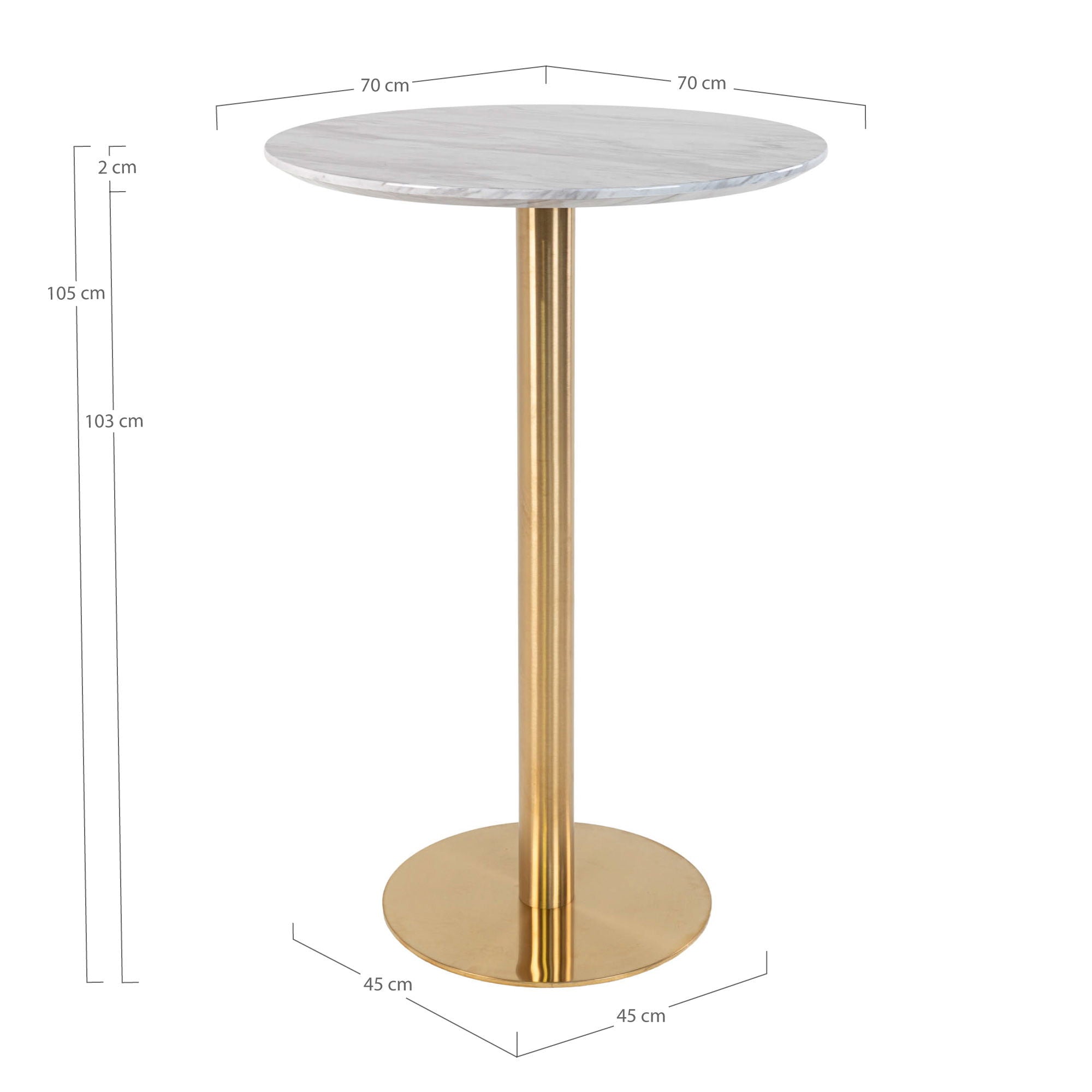 Bolzano Bartafel - Ø 70 cm