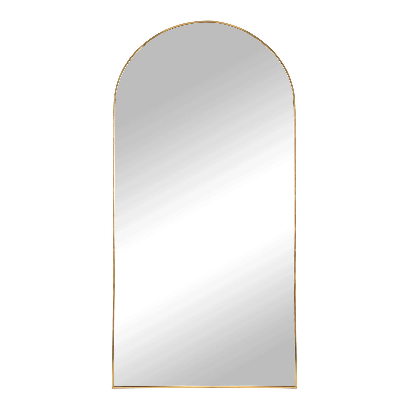 Madrid wandspiegel met gouden messing aluminium lijst