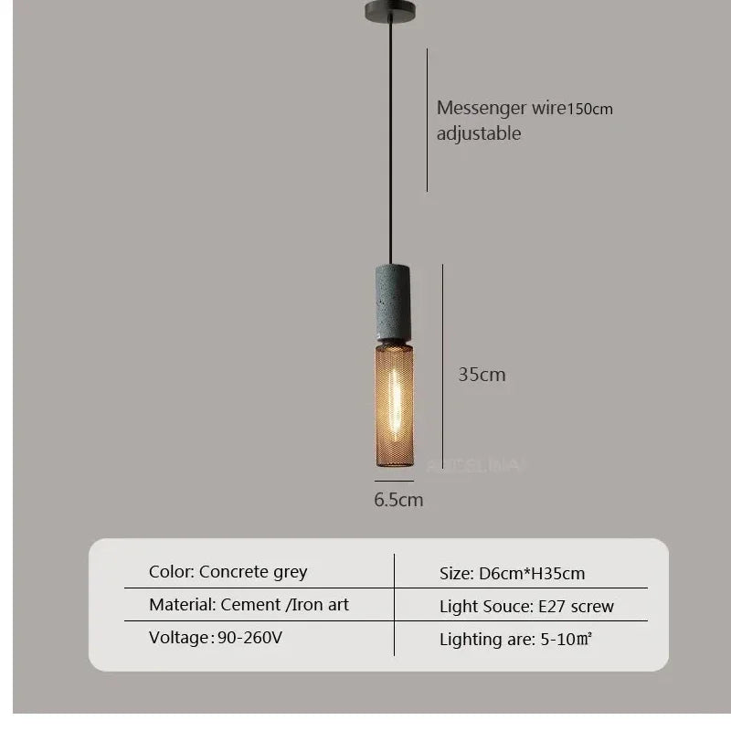 Industriële Hanglamp vanuit ander perspectief