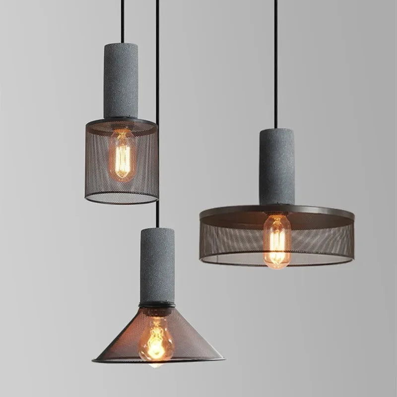 Industriële hanglamp detail matte afwerking