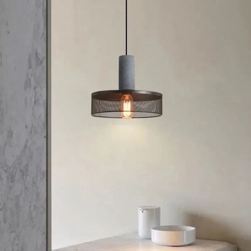 Industriële Hanglamp in sfeervolle opstelling