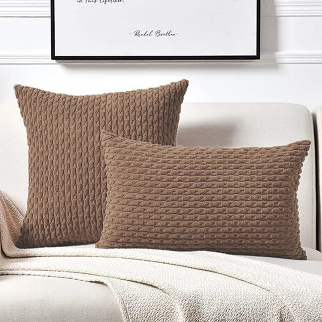 Elegante kussenhoezen 45cmx45cm - In 9 Subtiele tinten