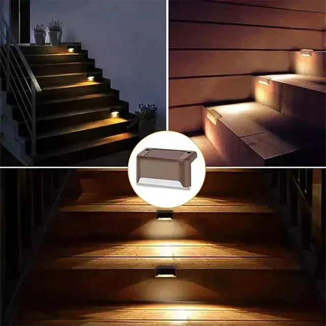 Solar Trapverlichting – Stijlvolle en Functionele Buitenverlichting bestemd voor schutting of trappen