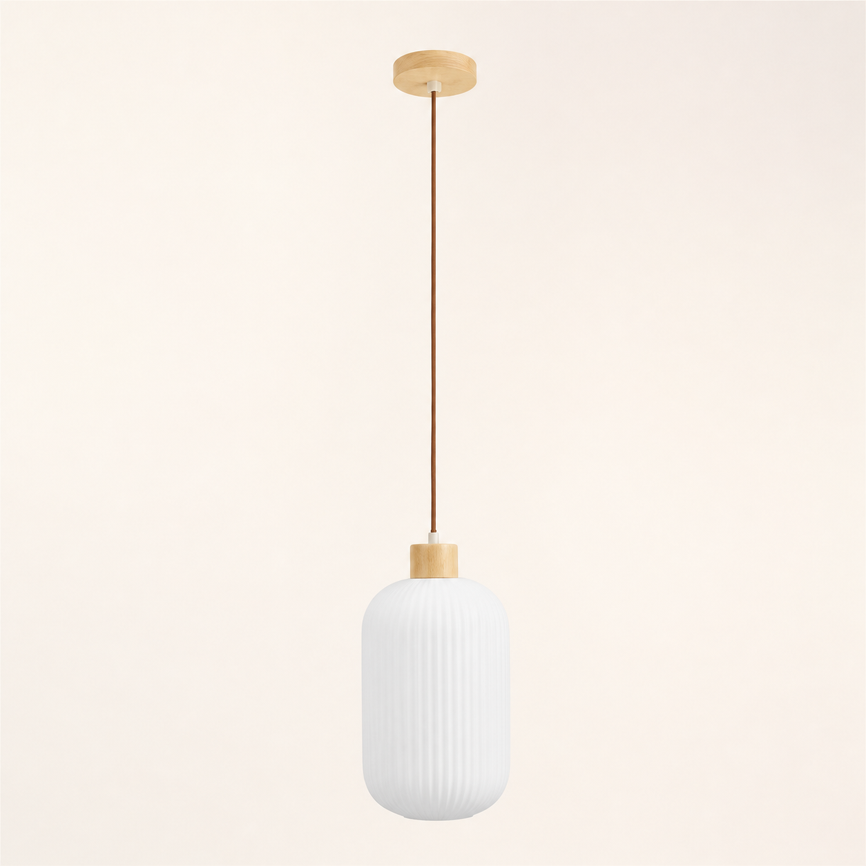 Argalo langwerpige glazen hanglamp met snoer