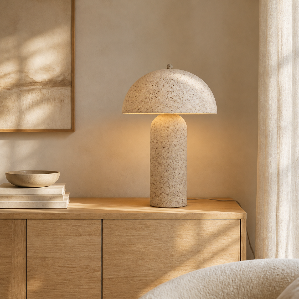 Astley tafellamp in warme woonkamer