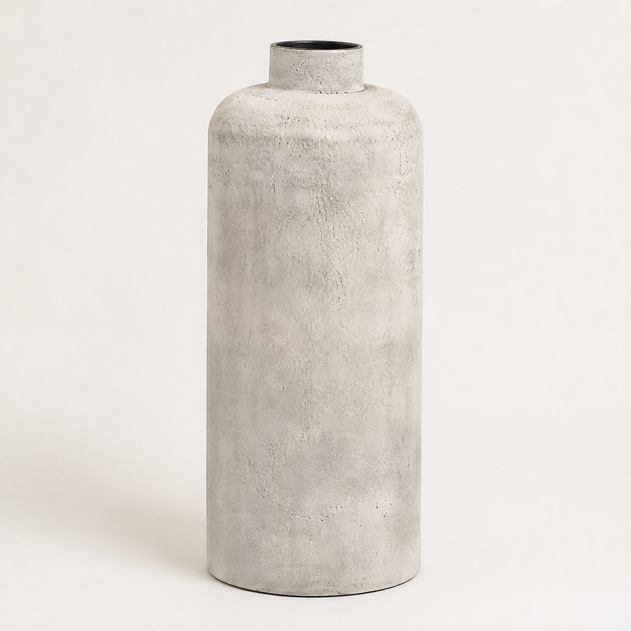 Hou decoratieve vaas in antiek beige