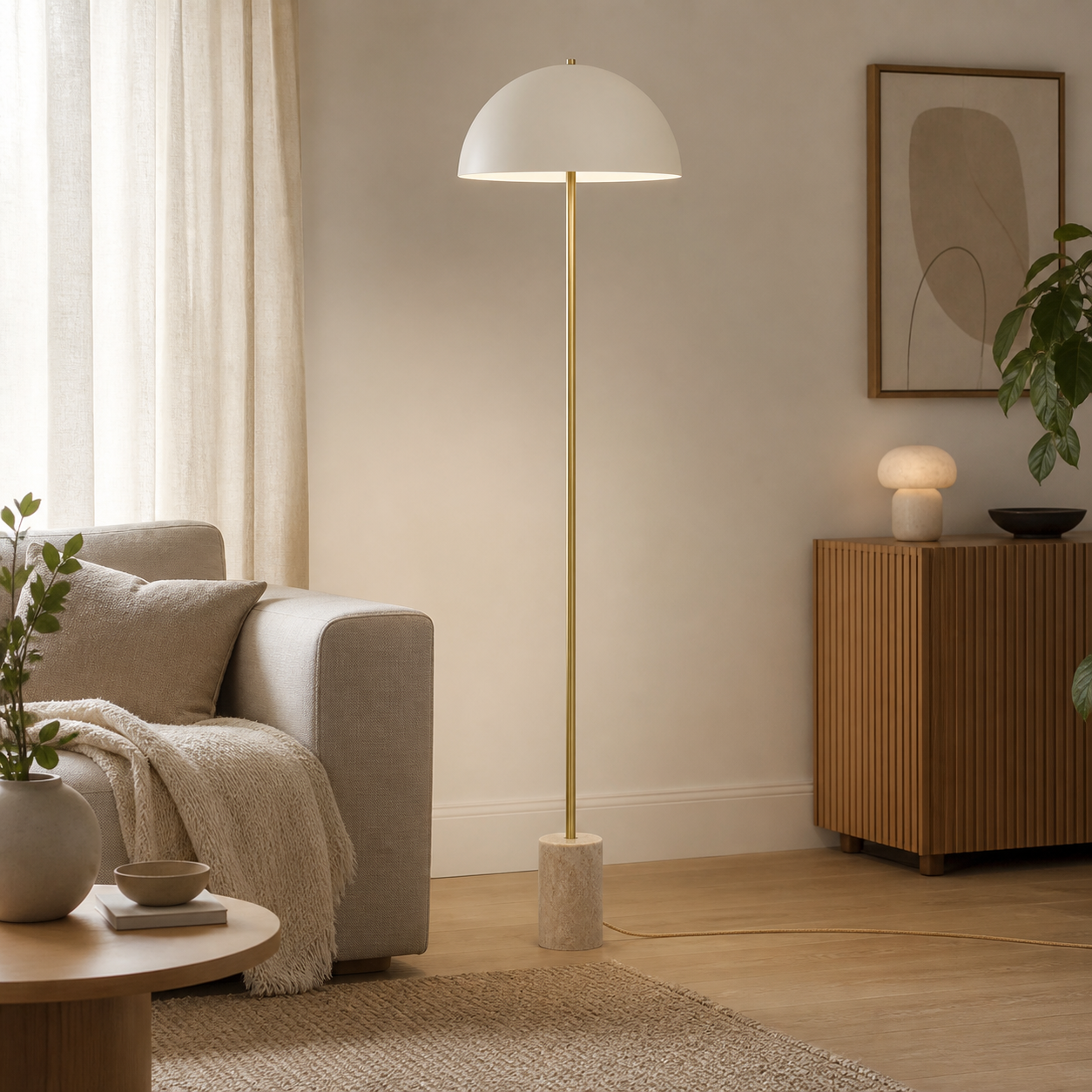 Sheffield Marmeren Vloerlamp foto 3
