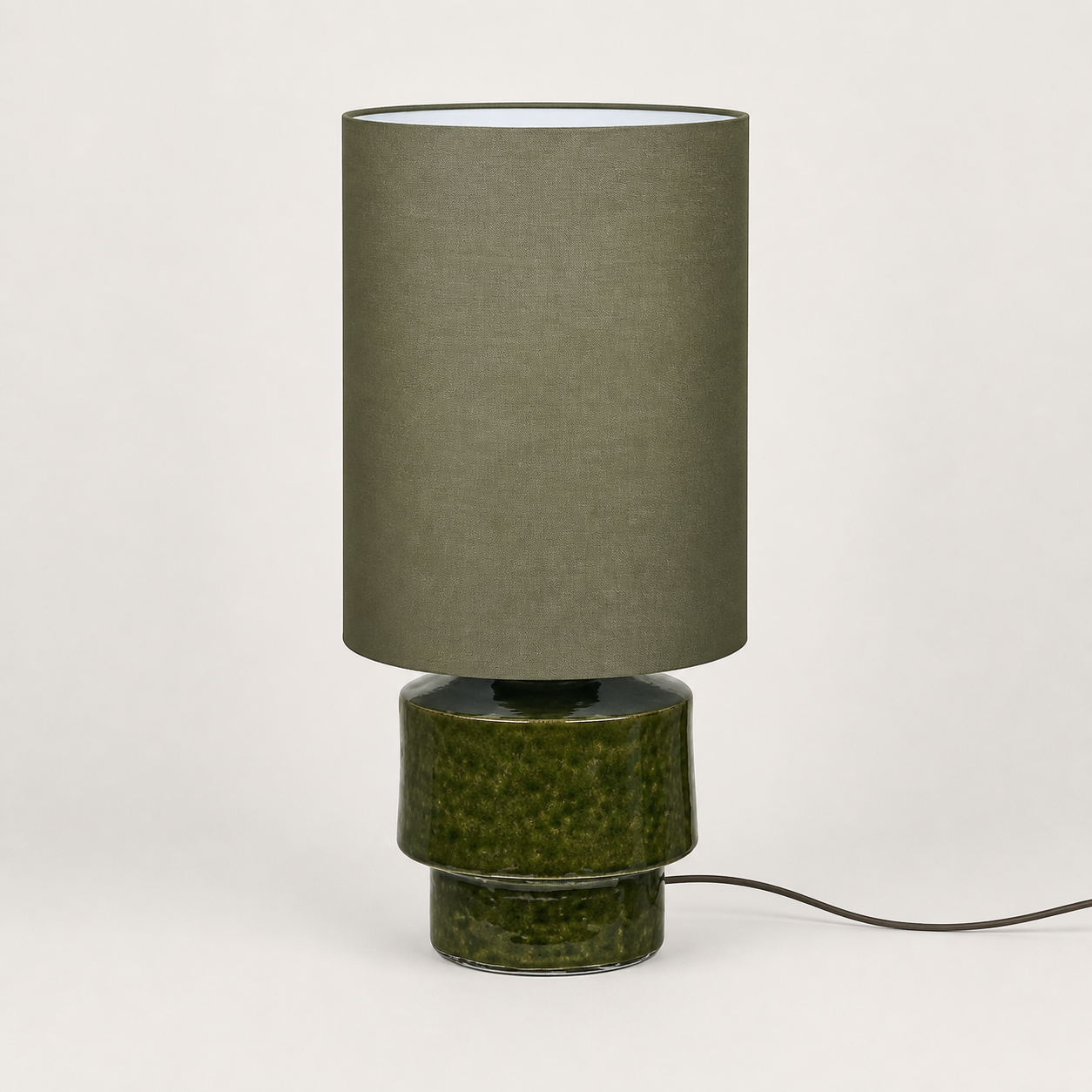 Sibsey groene tafellamp met snoer