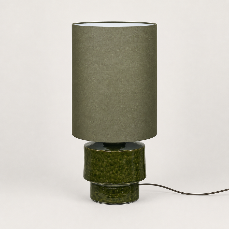 Sibsey groene tafellamp met snoer