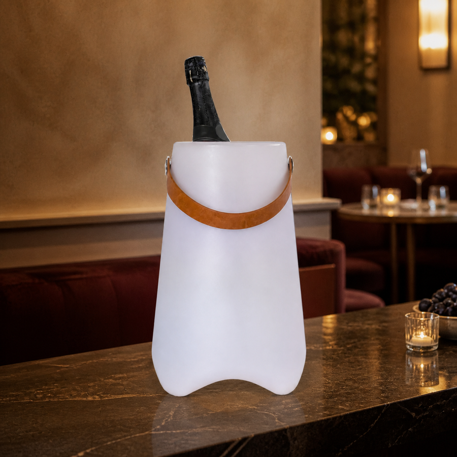 Saint-Tropez LED wijnkoeler op hotelbar